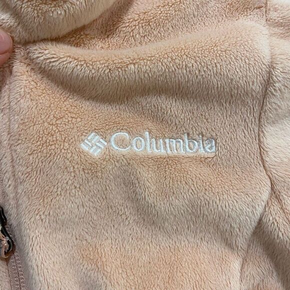 Columbia Girls XXS (4/5) Peach Full-Zip Fleece Jacket - Picture 5 of 6